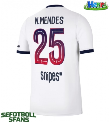 Paris Saint-Germain Nuno Mendes #25 Bortatröja 2026-27 Kortärmad